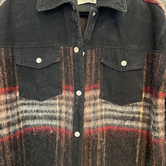 Zara oversized wool denim jacket - Picture 3 of 7